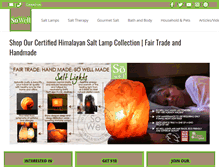 Tablet Screenshot of natural-salt-lamps.com